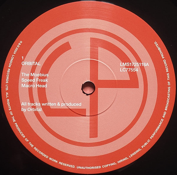 Orbital : Orbital (2xLP, Album, RE, RM, Gat)