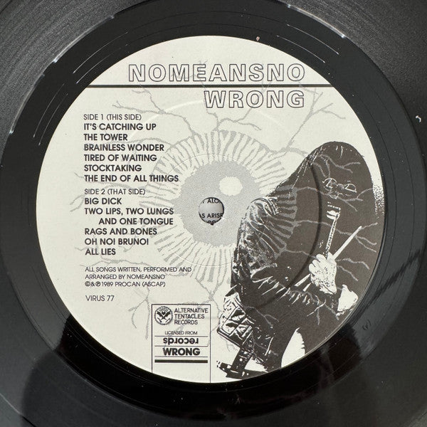 Nomeansno : Wrong (LP, Album, RP)