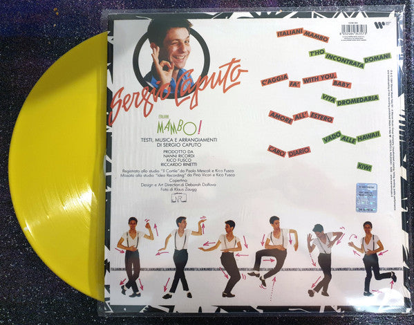 Sergio Caputo : Italiani Mambo! (LP, Album, Ltd, Num, RE, Yel)