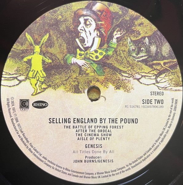 Genesis : Selling England By The Pound (LP, Album, RE)