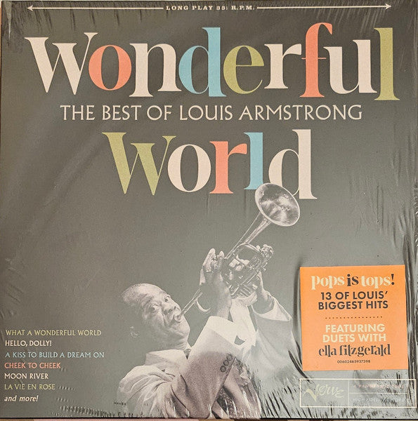 Louis Armstrong : Wonderful World (The Best Of Louis Armstrong) (LP, Comp)
