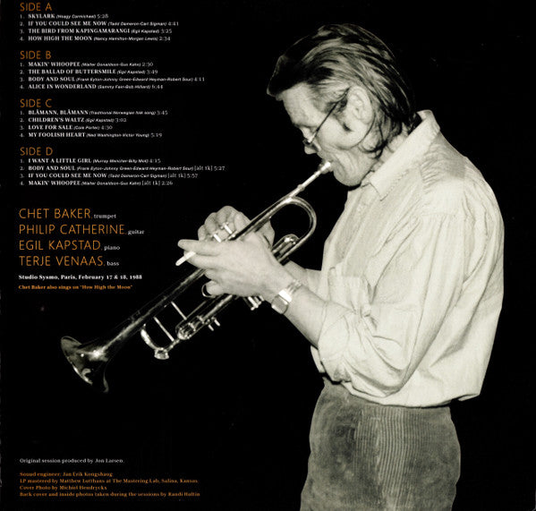 Chet Baker : Late Night Jazz (2xLP, Album, Dlx, Ltd, RE, 180)