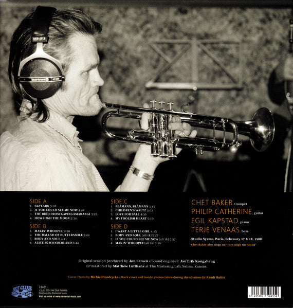 Chet Baker : Late Night Jazz (2xLP, Album, Dlx, Ltd, RE, 180)