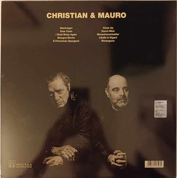 Teho Teardo & Blixa Bargeld : Christian & Mauro (LP, Album, Ltd, Rec)