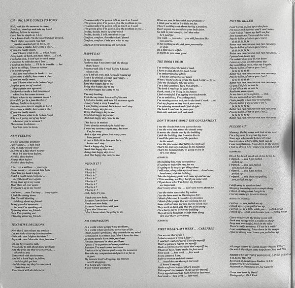 Talking Heads : Talking Heads: 77 (LP, Album, RE, RM + LP, Comp + Ltd, Gat)