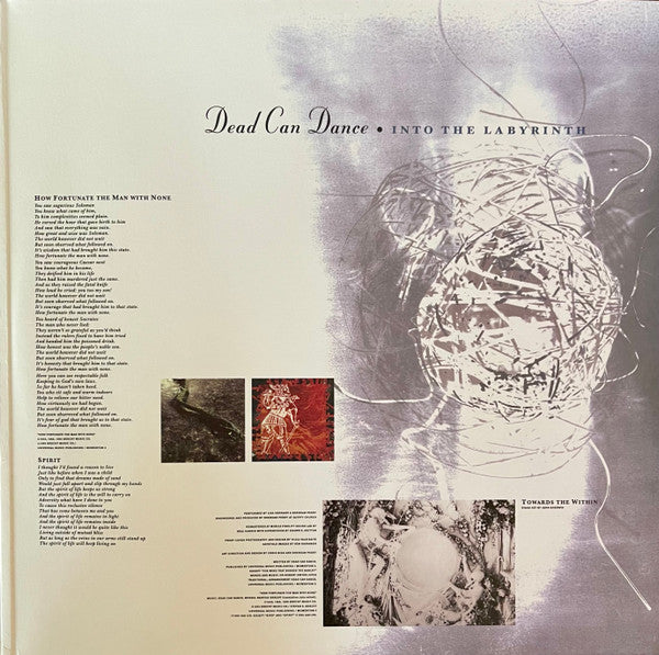 Dead Can Dance : Into The Labyrinth (2xLP, Album, RE, RM, Gat)