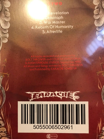 Bolt Thrower : Warmaster (LP, Album, Ltd, RE, Fir)