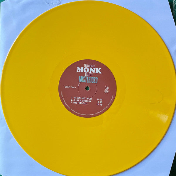 Thelonious Monk Quartet* : Misterioso (LP, RE, S/Edition, Yel)