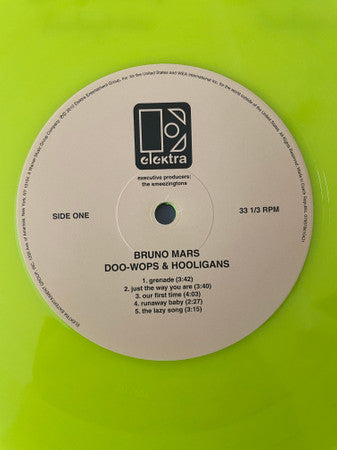 Bruno Mars : Doo-Wops & Hooligans (LP, Album, Ltd, RE, Neo)