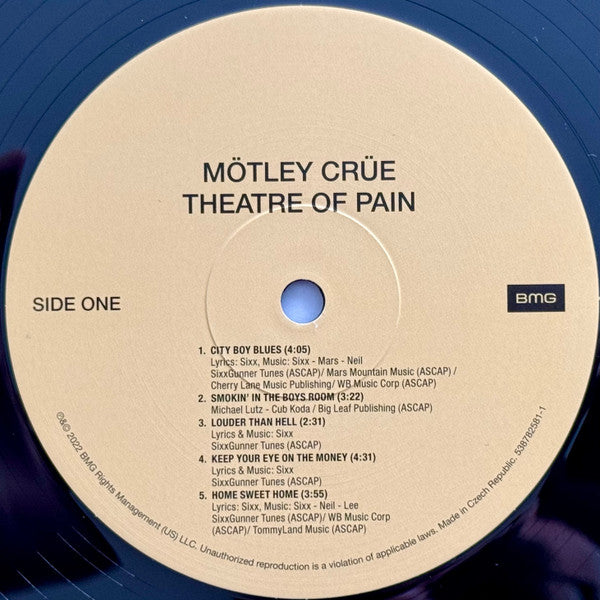 Mötley Crüe : Theatre Of Pain (LP, Album, RE, RM)