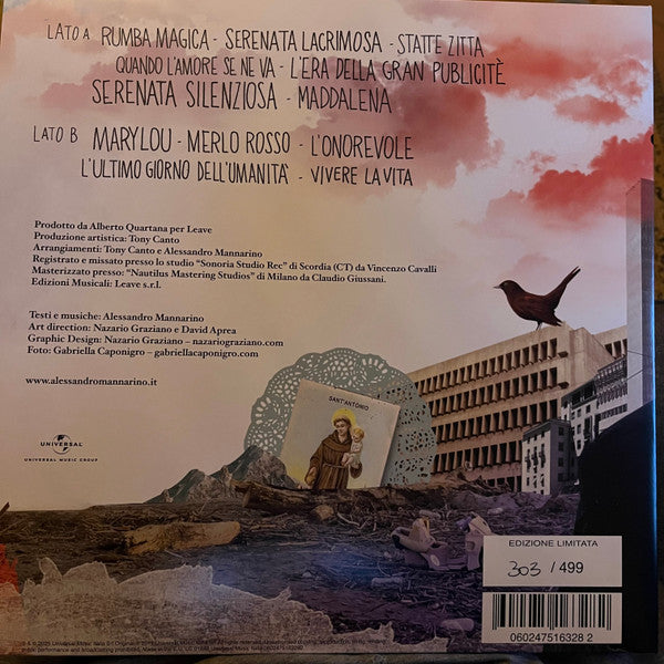 Mannarino* : Supersantos (LP, Album, Ltd, Num, RE, DL )