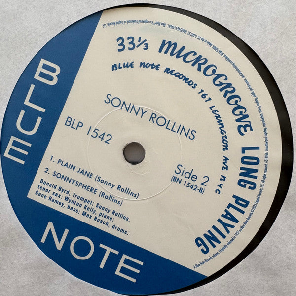 Sonny Rollins : Sonny Rollins Volume 1 (LP, Album, Mono, RE, 180)