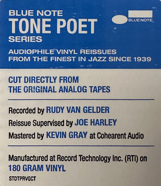 Hank Mobley : Third Season (LP, Album, RE, Gat)