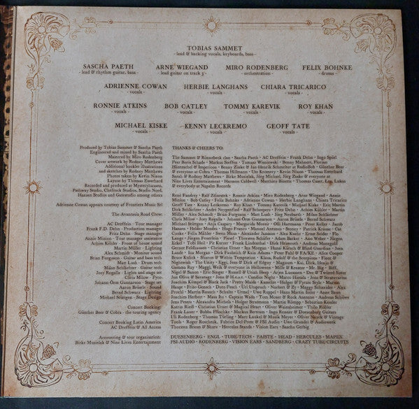 Tobias Sammet's Avantasia : Here Be Dragons (LP, Album)