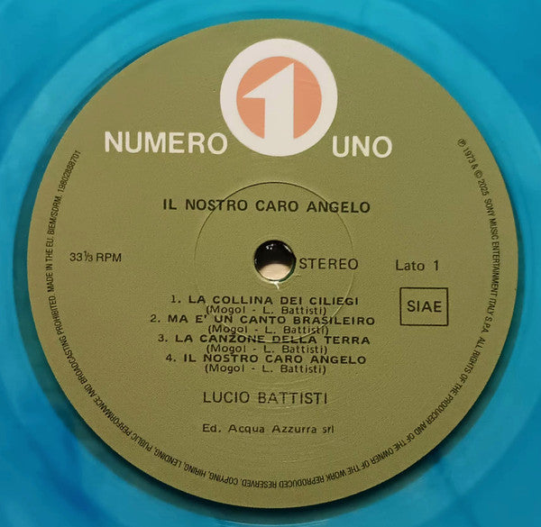 Lucio Battisti : Il Nostro Caro Angelo (LP, Album, RE, RM, Gat)