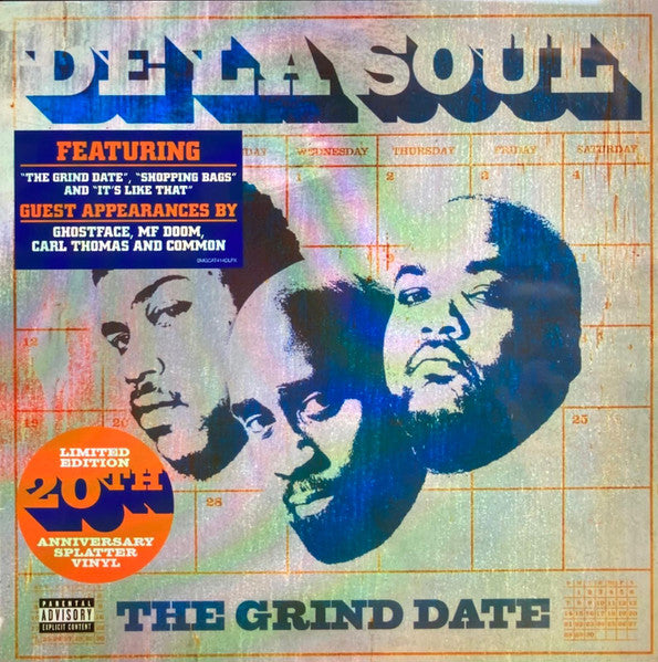 De La Soul : The Grind Date (20th Anniversary Edition) (2xLP, Album, Ltd, RE, Sil)