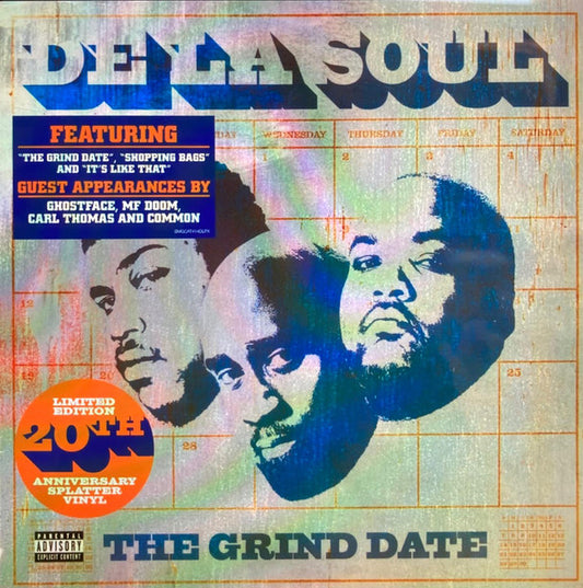 De La Soul : The Grind Date (20th Anniversary Edition) (2xLP, Album, Ltd, RE, Sil)