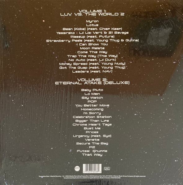 Lil Uzi Vert : Eternal Atake (Deluxe) / LUV vs. The World 2 (3xLP, Album, RSD, Dlx, Blu)