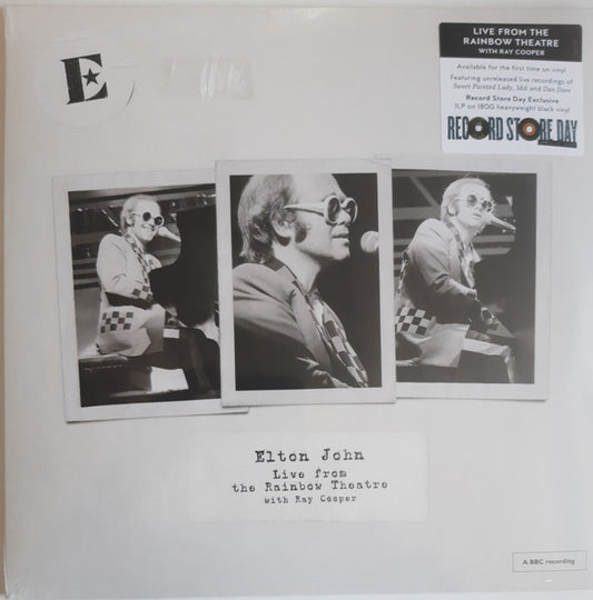 Elton John With Ray Cooper : Live From The Rainbow Theatre (LP, Album, RSD)