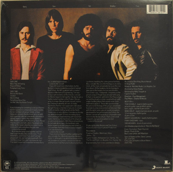 Boston : Boston (LP, Album, RP)
