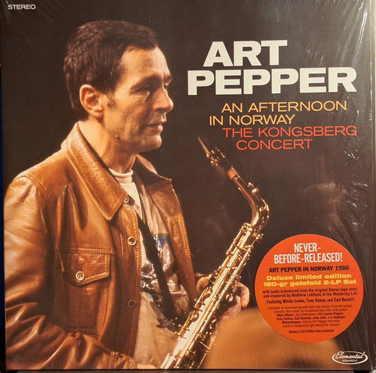 Art Pepper : An Afternoon In Norway (The Kongsberg Concert) (2xLP, Dlx, Ltd, 180)