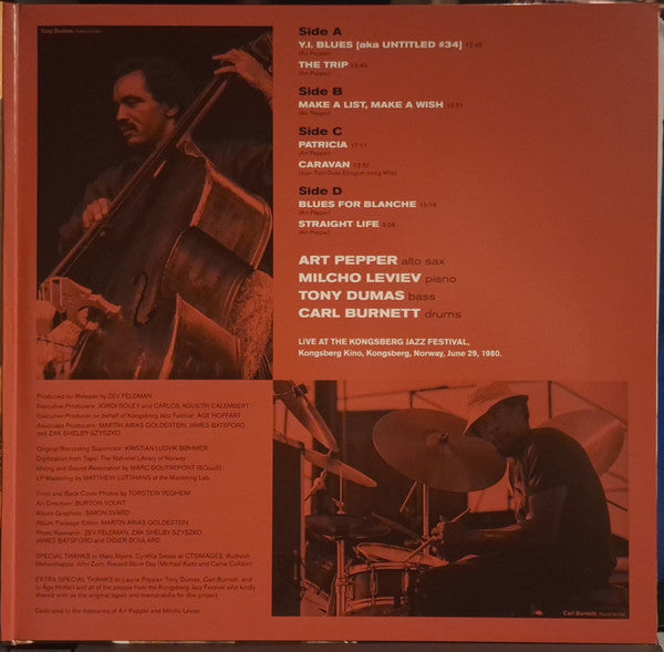 Art Pepper : An Afternoon In Norway (The Kongsberg Concert) (2xLP, Dlx, Ltd, 180)