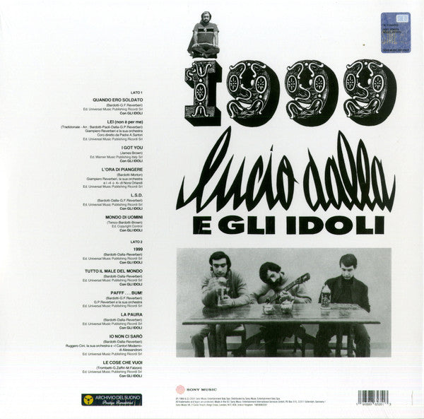 Lucio Dalla : 1999 (LP, Album, RE, RM)