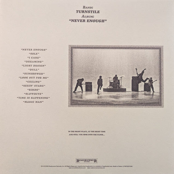 Turnstile (2) : NEVER ENOUGH (LP, Ltd, Per)
