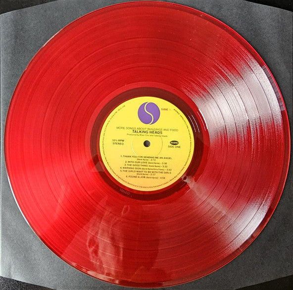 Talking Heads : More Songs About Buildings And Food (LP, Album, RE, RM, Red + LP, Red + Ltd, Gat)