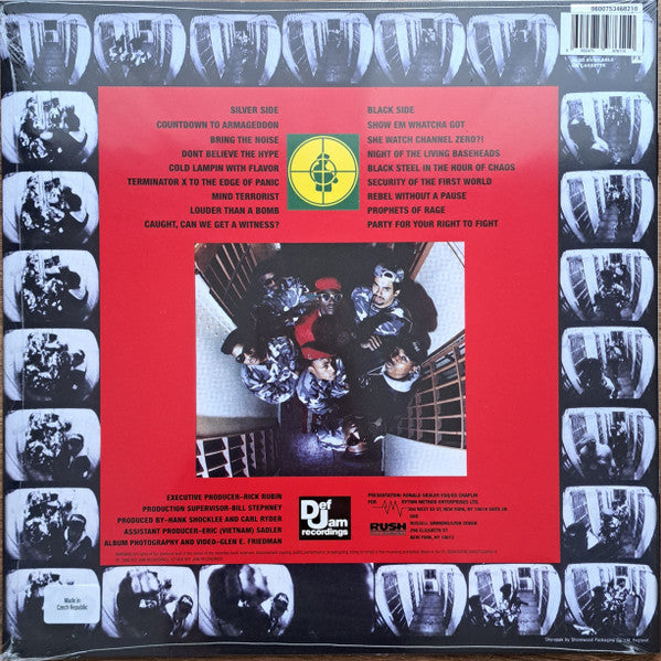 Public Enemy : It Takes A Nation Of Millions To Hold Us Back (LP, Album, Ltd, RE, Yel)