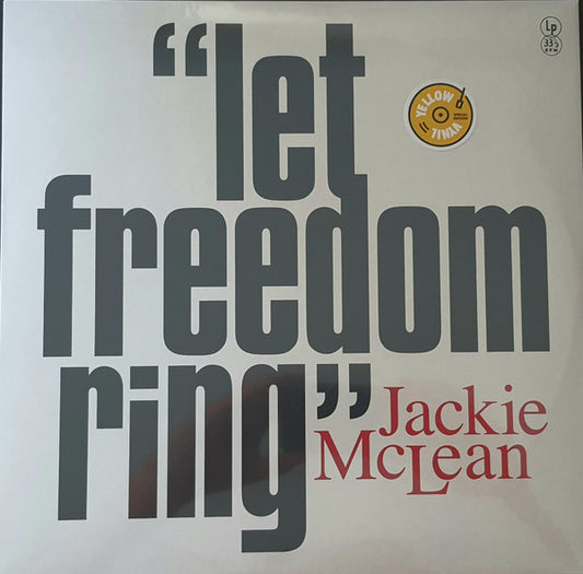 Jackie McLean : Let Freedom Ring (LP, Album, RE, Yel)