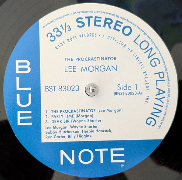 Lee Morgan : The Procrastinator (LP, Album, RE, 180)