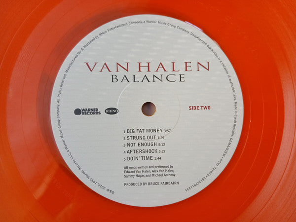 Van Halen : Balance (2xLP, Album, RE, RM, Ora)