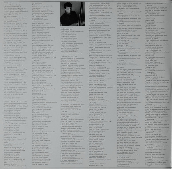 Billy Joel : Greatest Hits Volume I & Volume II (2xLP, Comp, RE)