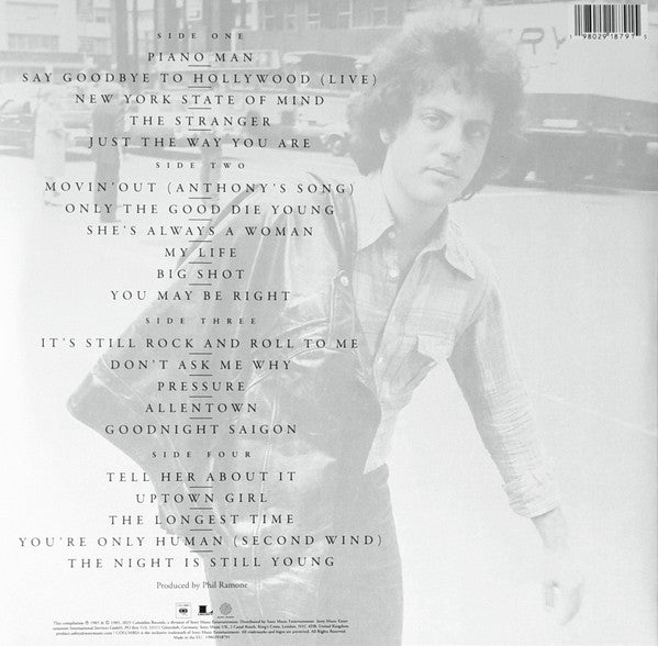 Billy Joel : Greatest Hits Volume I & Volume II (2xLP, Comp, RE)