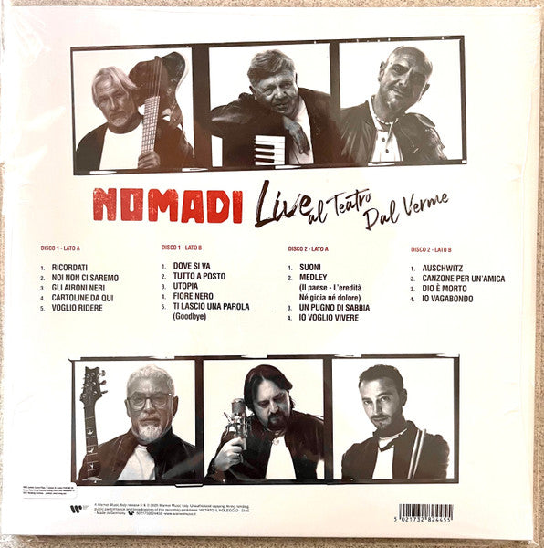 Nomadi : Live Al Teatro Dal Verme (2xLP, Album)