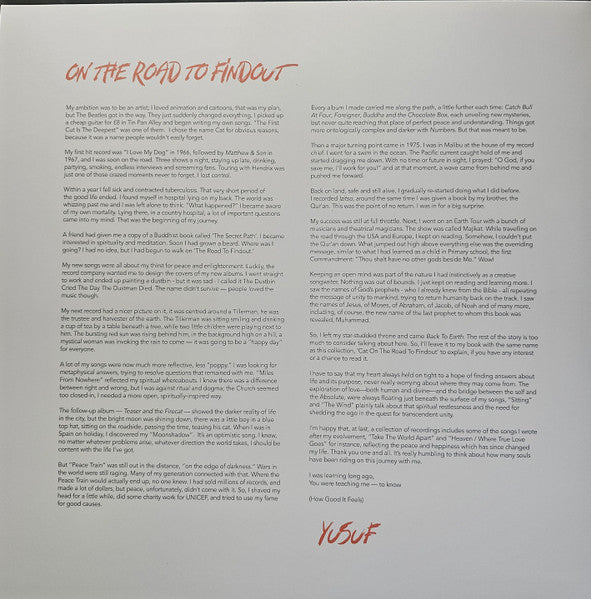Cat Stevens : On The Road To Findout (2xLP, Comp, Blu)