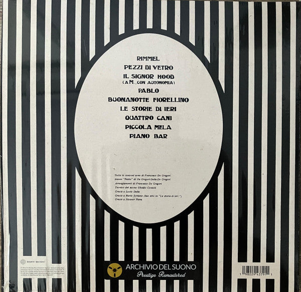 Francesco De Gregori : Rimmel (LP, Album, RE, RM, Tra)