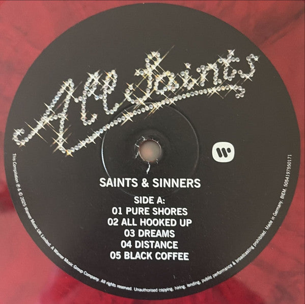 All Saints : Saints & Sinners (2xLP, Album, Comp, Ltd, Red)