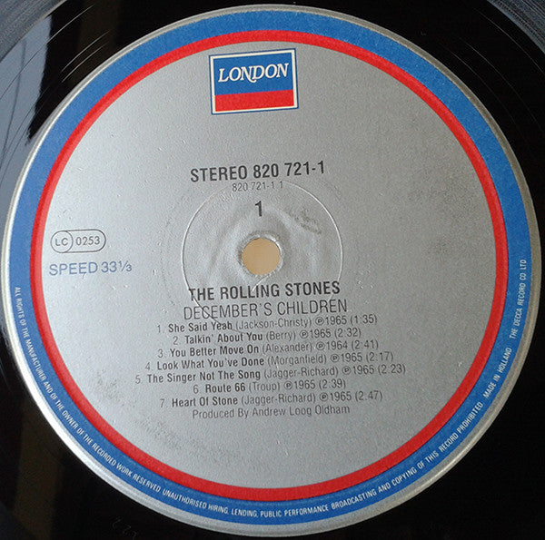 The Rolling Stones : December's Children (And Everybody's) (LP, Album, RE)