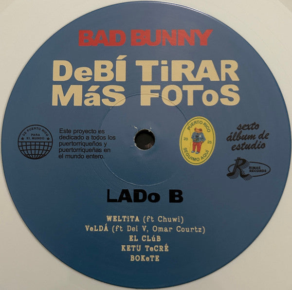 Bad Bunny : Debí Tirar Más Fotos (2xLP, Album, RE, Whi)