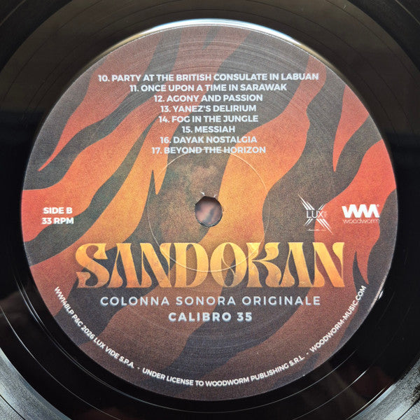 Calibro 35 : Sandokan Colonna Sonora Originale (LP, Album)