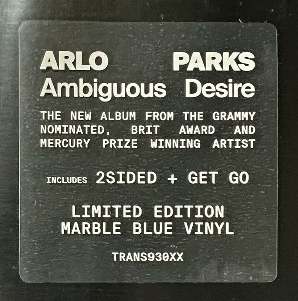 Arlo Parks : Ambiguous Desire (LP, Album, Ltd, Blu)