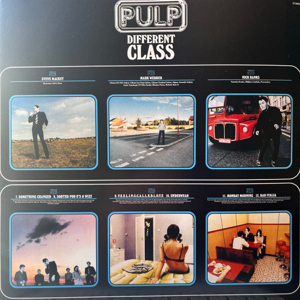 Pulp : Different Class (LP, Album, RE, RM)