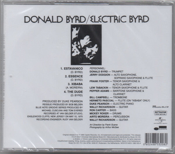 Donald Byrd : Electric Byrd (CD, Album, RE)