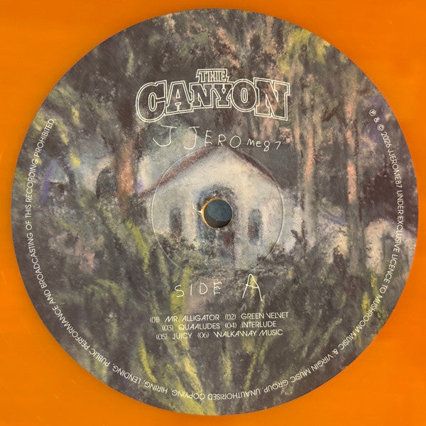 JJerome87 : The Canyon (LP, Album, Ora)