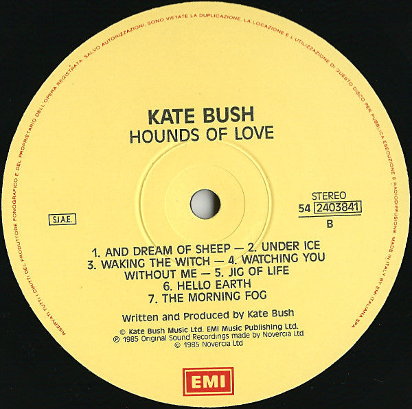 Kate Bush : Hounds Of Love (LP, Album)