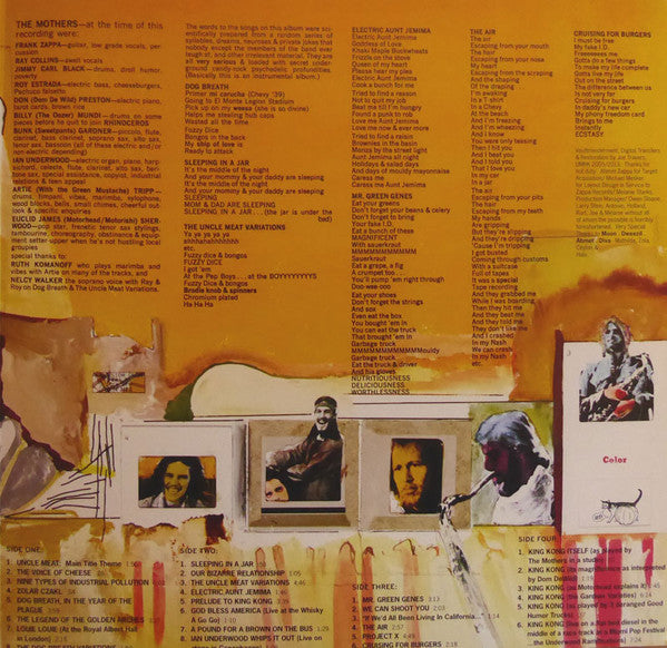 Frank Zappa / The Mothers : Uncle Meat (2xLP, Album, RE, RM, Gat)