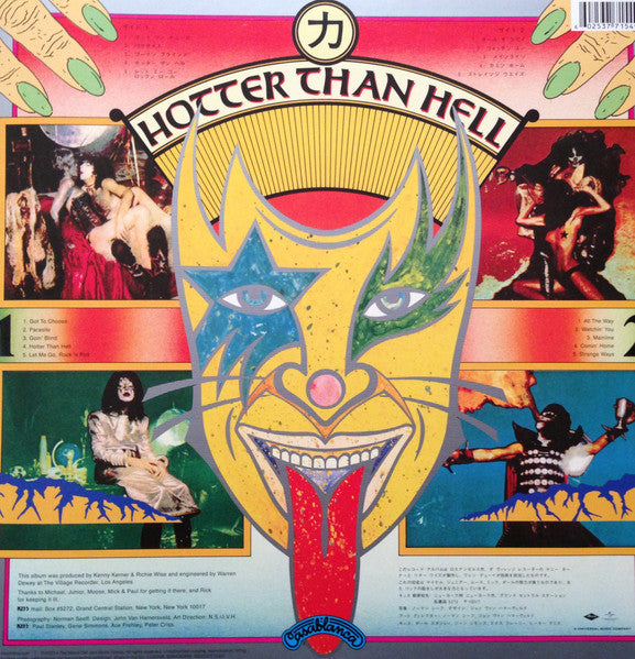 Kiss : Hotter Than Hell (LP, Album, RE, 180)
