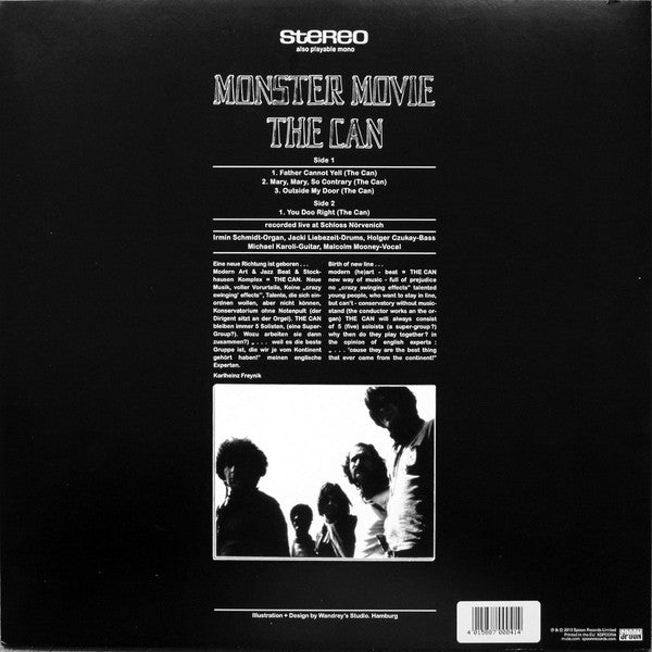 Can : Monster Movie (LP, Album, RE, RM)